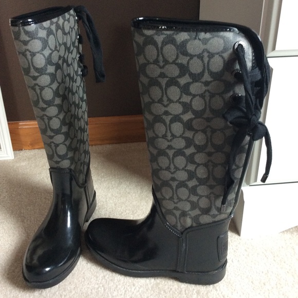 Coach Rainboots - Picture 1 of 5